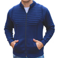 Jaqueta Casaco De Inverno Frio Masculino Com Bolso e Ziper Tricot