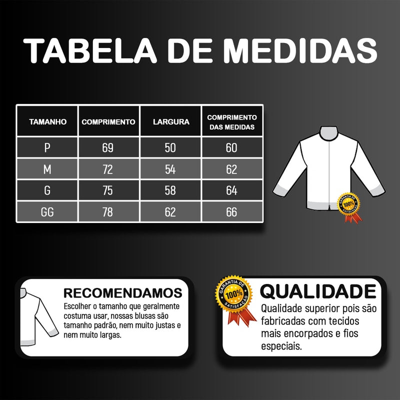 Jaqueta Casaco De Inverno Frio Masculino Com Bolso e Ziper Tricot