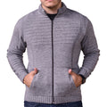 Jaqueta Casaco De Inverno Frio Masculino Com Bolso e Ziper Tricot