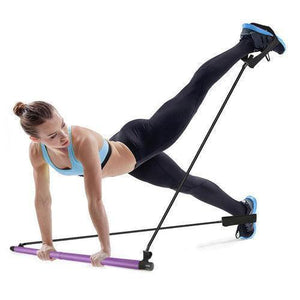 Barra ShapeFit Aptidão Yoga Pilates Vara Crossfit Faixas de Resistência Treinador Yoga Puxar Hastes Puxar Corda Portátil Casa Ginásio Corpo Treino